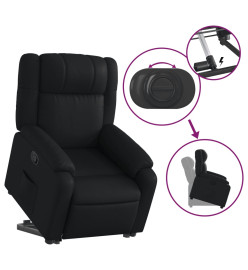 Fauteuil inclinable Noir Similicuir