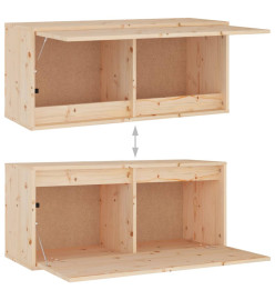 Meubles TV 2 pcs Bois massif de pin