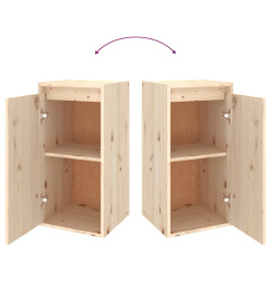 Meubles TV 2 pcs Bois massif de pin