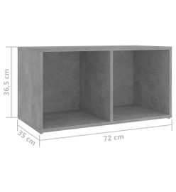 Meubles TV 4 pcs Gris béton 72x35x36,5 cm Aggloméré