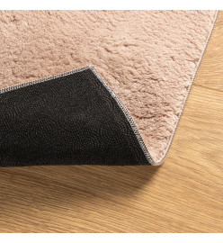 Tapis HUARTE à poils courts doux lavable rouge clair 160x230 cm