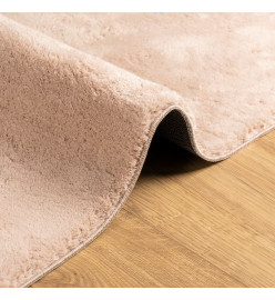 Tapis HUARTE à poils courts doux lavable rouge clair 160x230 cm