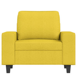 Fauteuil Jaune clair 60 cm Tissu