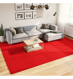 Tapis HUARTE à poils courts doux et lavable rouge 240x340 cm