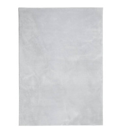 Tapis HUARTE à poils courts doux et lavable gris 200x280 cm