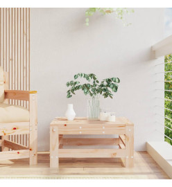 Repose-pied de jardin bois de pin massif