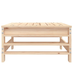 Repose-pied de jardin bois de pin massif