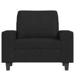 Fauteuil Noir 60 cm Tissu