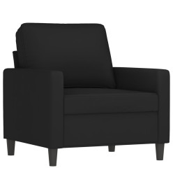 Fauteuil Noir 60 cm Velours