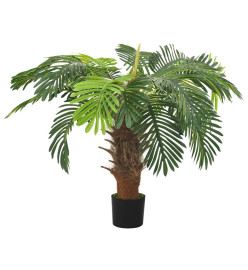 Palmier Cycas artificiel avec pot 90 cm Vert