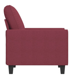 Fauteuil Rouge bordeaux 60 cm Tissu