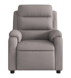 Fauteuil de massage inclinable Taupe Tissu