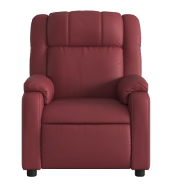 Fauteuil inclinable Rouge bordeaux Similicuir