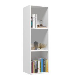 Bibliothèque/Meuble TV Blanc 36x30x114 cm Bois d'ingénierie