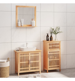 Ensemble de meubles de salle de bain 3 pcs Bois massif de noyer