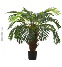 Palmier Cycas artificiel avec pot 90 cm Vert