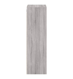 Meuble TV mural sonoma gris 40,5x30x102 cm bois d'ingénierie