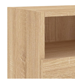 Meubles TV muraux 2 pcs chêne sonoma 60x30x30cm bois ingénierie