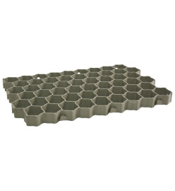 Grilles d'herbe 16 pcs vert 60x40x3 cm plastique