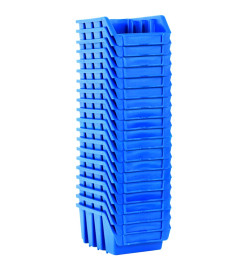 Bacs de rangement empilables 20 pcs bleu plastique