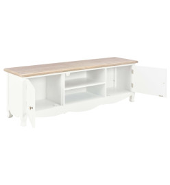 Meuble TV Blanc 120 x 30 x 40 cm Bois