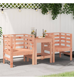 Chaises de jardin lot de 2 61,5x53x71 cm bois massif de douglas