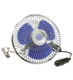 Carpoint Ventilateur 12 V 15,3 cm Argenté