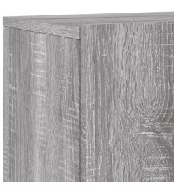 Unités murales TV 6 pcs sonoma gris bois d'ingénierie