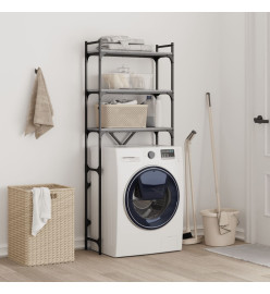 Étagère de lave-linge sonoma gris 67x25x163 cm bois ingénierie