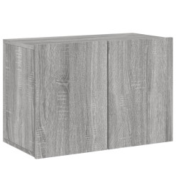 Unités murales TV 5 pcs sonoma gris bois d'ingénierie