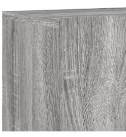 Unités murales TV 5 pcs sonoma gris bois d'ingénierie