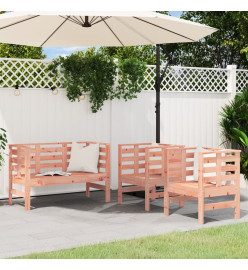 Salon de jardin 3 pcs bois massif douglas