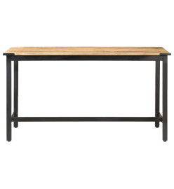 Table de salle à manger 140x70x76 cm Bois de manguier brut