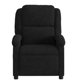 Fauteuil inclinable de massage électrique noir velours