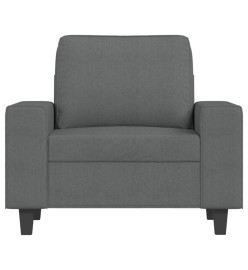 Fauteuil Gris foncé 60 cm Tissu