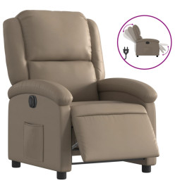 Fauteuil inclinable électrique Cappuccino Similicuir