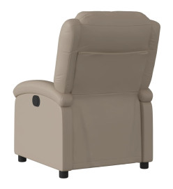 Fauteuil inclinable électrique Cappuccino Similicuir