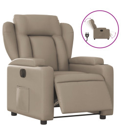 Fauteuil inclinable électrique Cappuccino Similicuir