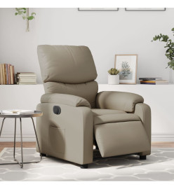 Fauteuil inclinable électrique Cappuccino Similicuir