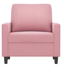 Fauteuil Rose 60 cm Velours