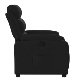 Fauteuil inclinable Noir Tissu