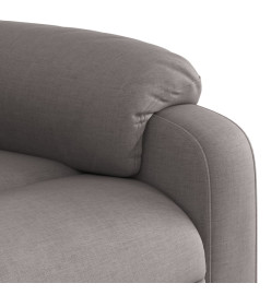 Fauteuil inclinable taupe tissu