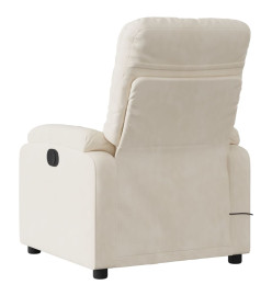 Fauteuil inclinable de massage électrique beige