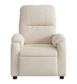 Fauteuil inclinable de massage électrique beige