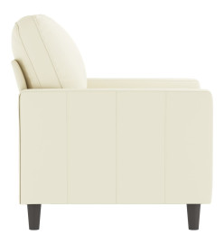 Fauteuil Crème 60 cm Velours