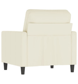 Fauteuil Crème 60 cm Velours