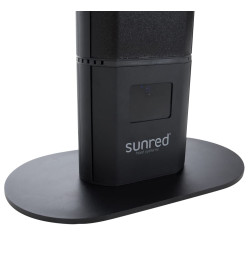 Sunred Chauffage de patio Royal Diamond Dark 3000 W Noir