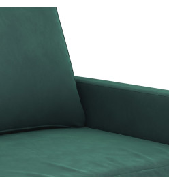 Fauteuil Vert foncé 60 cm Velours