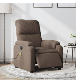 Fauteuil inclinable de massage électrique marron