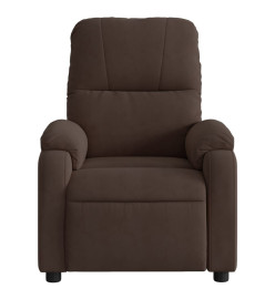 Fauteuil inclinable de massage électrique marron